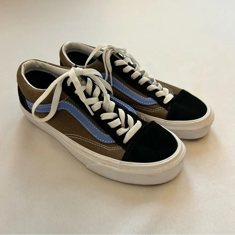 Vans Style 36 Vintage Sport Beech Ultramarine Sneakers Unisex 8 Womens 6.5 Mens